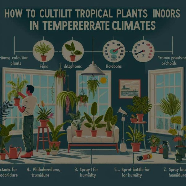 Comment cultiver des plantes tropicales en intérieur dans des climats tempérés ?