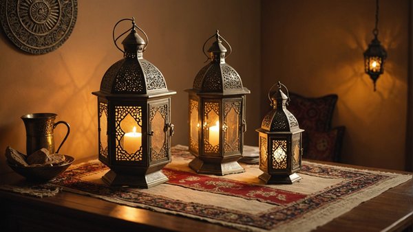 Décorez avec style: luminaire arabe chaleureux et accueillant