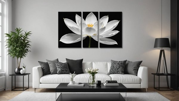 Élevez votre intérieur avec des tableaux en noir et blanc élégants