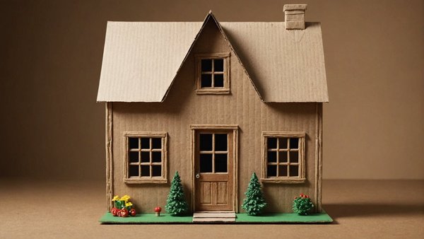 Maisonnette en carton : un produit en kraft solide et durable